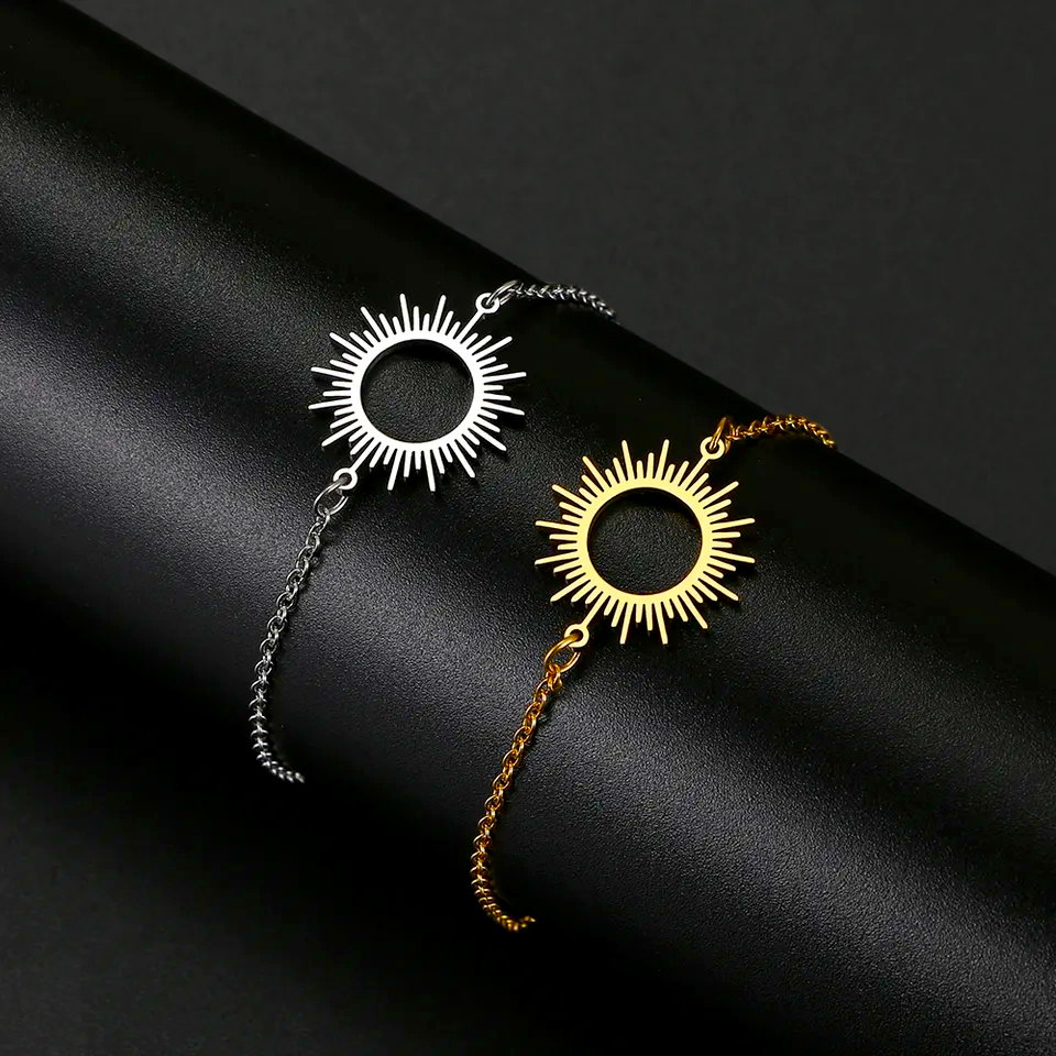 Edellz Sunblaze: Edelstahl Energie-Armband