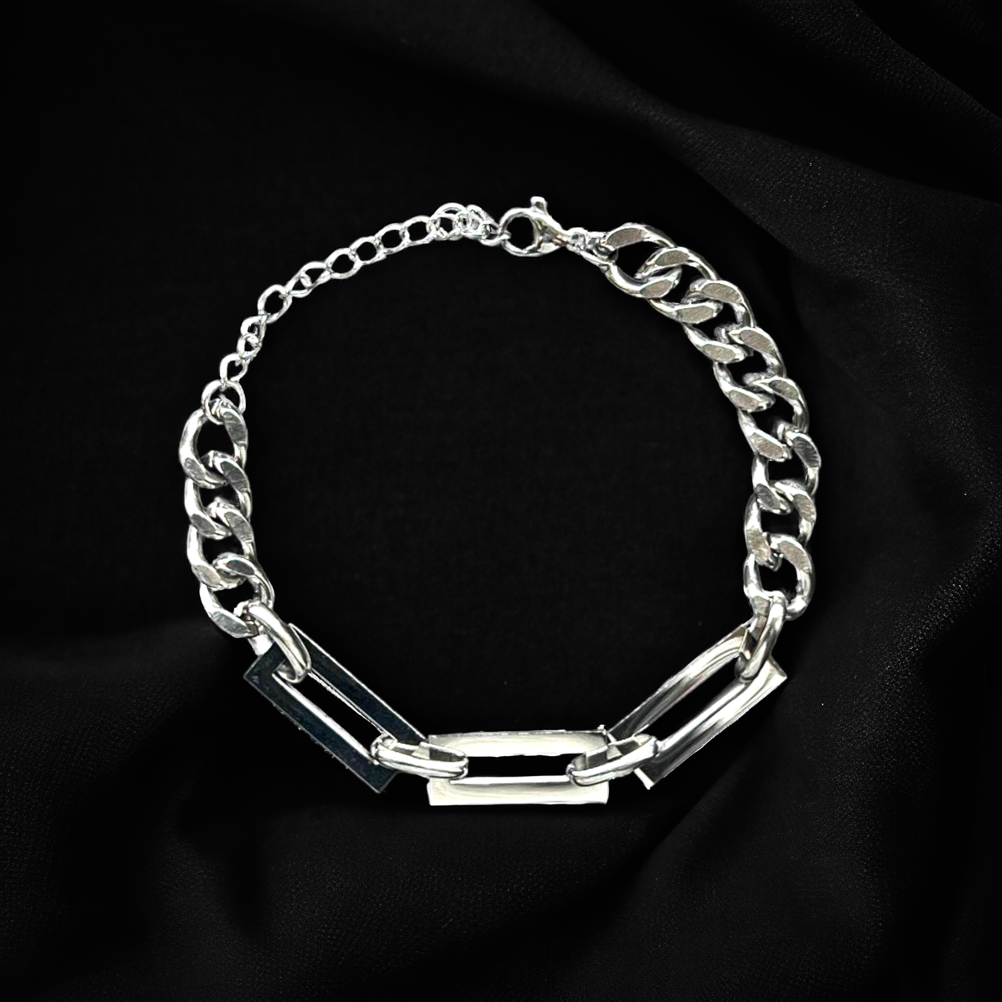Edellz Geometric: Unisex Edelstahl Armband